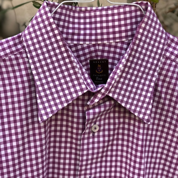 NW Robert Talbott 🇺🇸 Estate Bespoke Shirt 👔Sz L